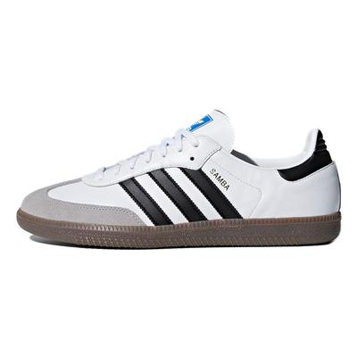 adidas originals SAMBA OG 柔软鞋面 轻松脚感 低帮 板鞋 男