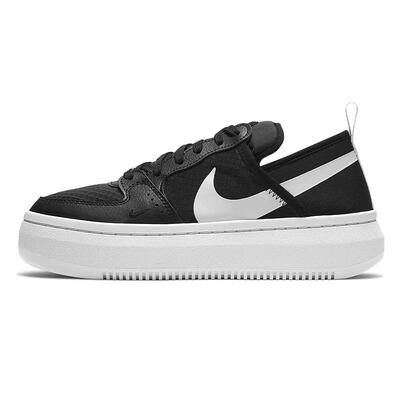 Nike Court Vision 1 Alta TXT 轻便耐磨 低帮 板鞋 女款 黑