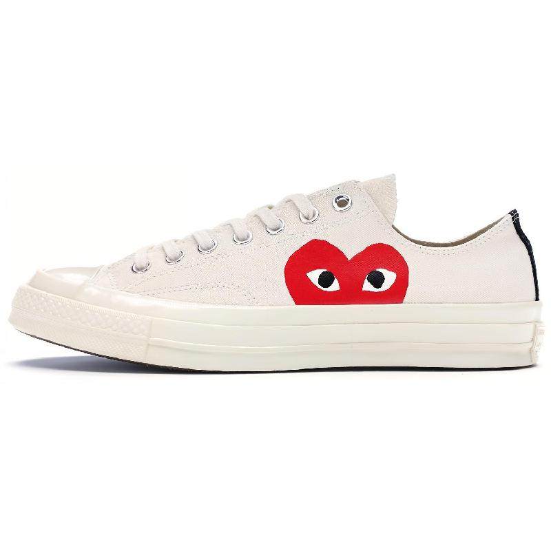 CDG x Converse 1970s Chuck Taylor All-Star Ox PLAY White