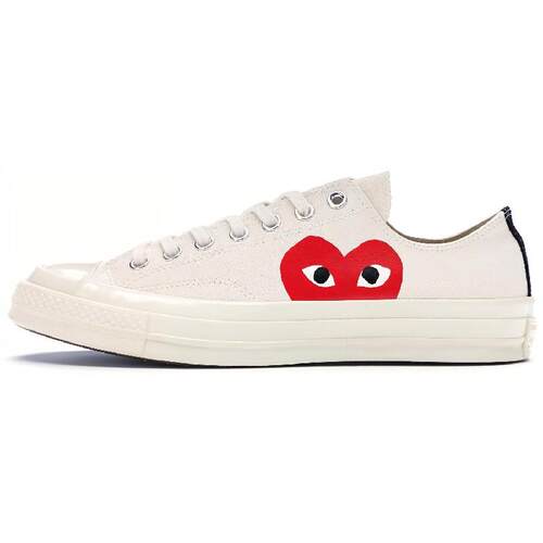 CDG x Converse 1970s Chuck Taylor All-Star Ox PLAY White