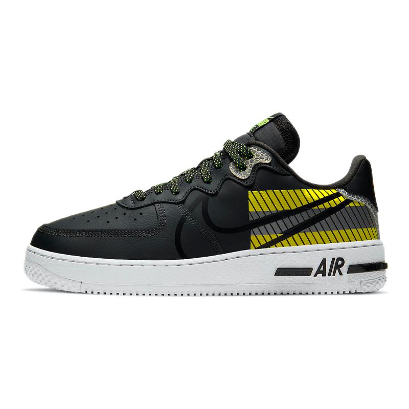 Nike Air Force 1 Low React D/MS/X 反光 低帮 板鞋 男款 黑