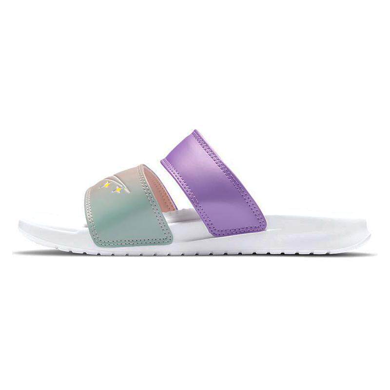Nike Benassi Duo Ultra Slide 粉紫渐变 女款 拖鞋