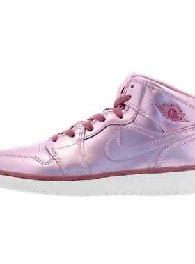 Air Jordan 1 MID Pink Rise 轻便中帮复古篮球鞋 女款 玫瑰