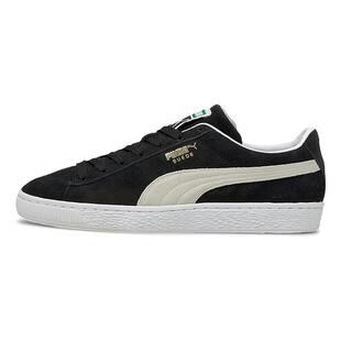 PUMA Suede Classic Xxi 烫金logo 低帮 板鞋 男女同款 黑白