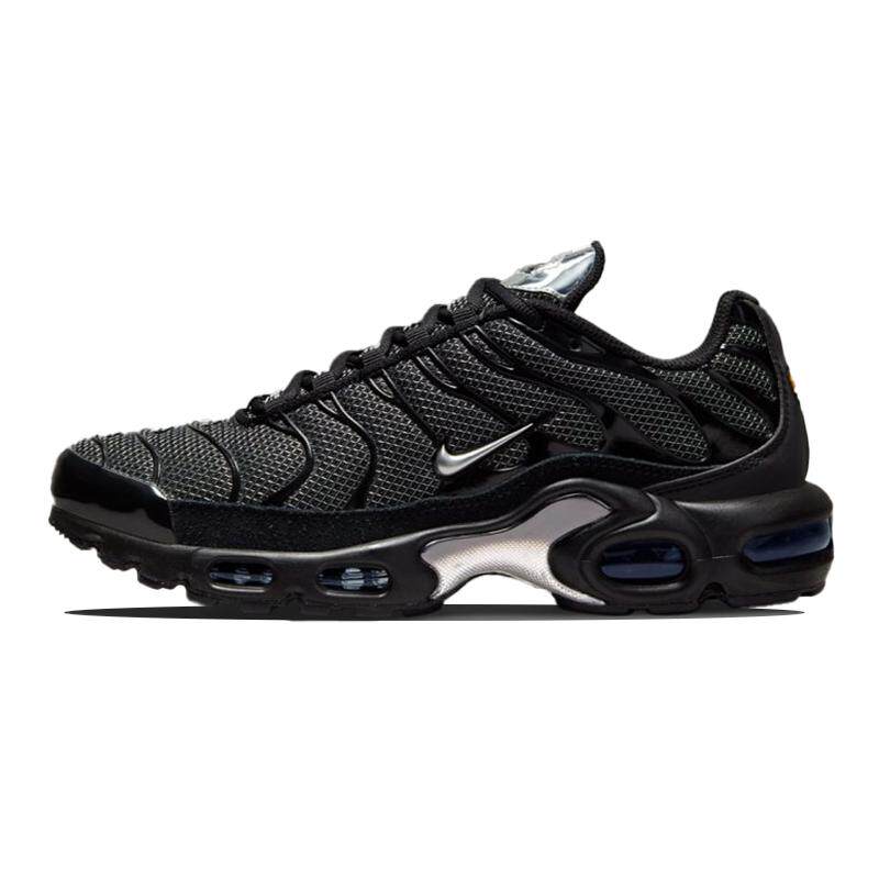 Nike Air Max Plus 复古 织物 低帮 休闲跑步鞋 女款 黑色