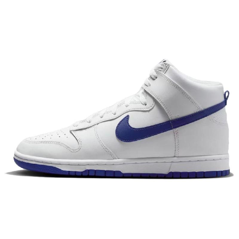 Nike Dunk RETRO 耐磨透气 高帮 板鞋 男款 白色