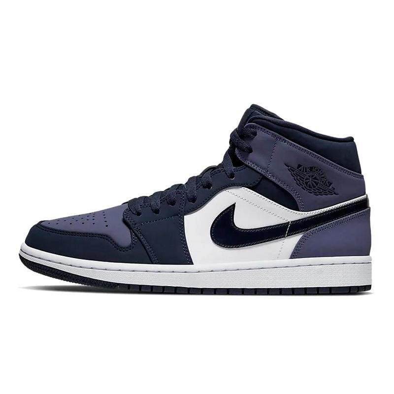 Jordan Air Jordan 1 Mid Sanded Purple 轻质 编织 中帮 复