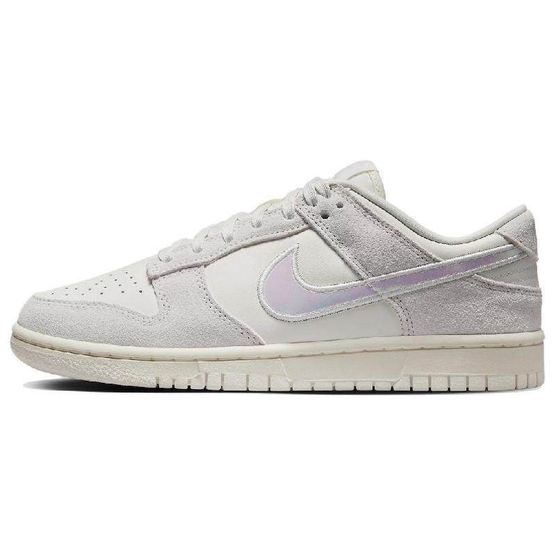 Nike Dunk Low WMNS “Iridescent Swoosh” 低帮 板鞋 女款 米,运动鞋new,跑步鞋,淘宝优惠券,粉丝福利购,淘宝优惠卷