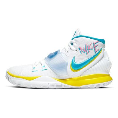 大童 Nike Kyrie 6 “Neon Graffiti”南海岸 涂鸦 高帮 实战篮