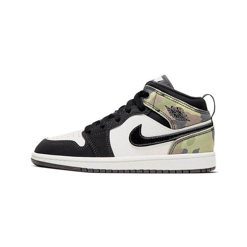 【BP幼童】Air Jordan 1 Mid “Camo” 复古中帮篮球鞋 迷彩,运动鞋new,跑步鞋,淘宝优惠券,粉丝福利购,淘宝优惠卷