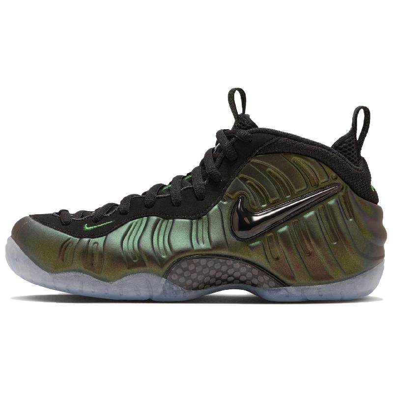 Nike Foamposite Pro Pine Green 喷泡舒适 中帮 复古篮球鞋