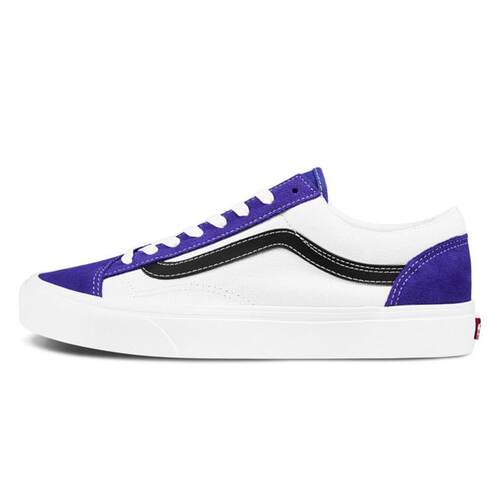 Vans Style 36 棋盘格 低帮 板鞋 男女同款 蓝黄