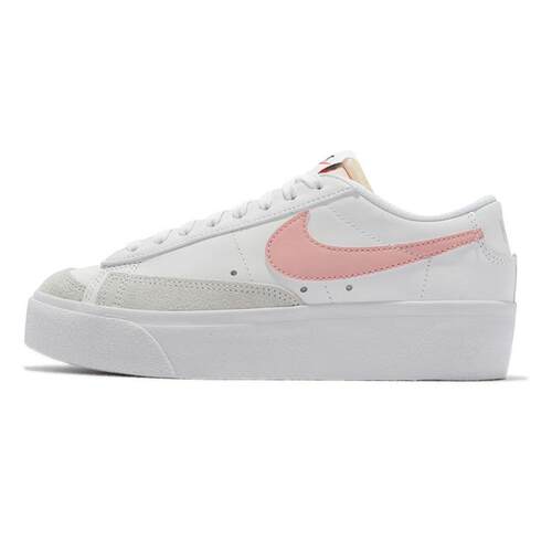 Nike Blazer platform 合成革 低帮 板鞋 女款 白