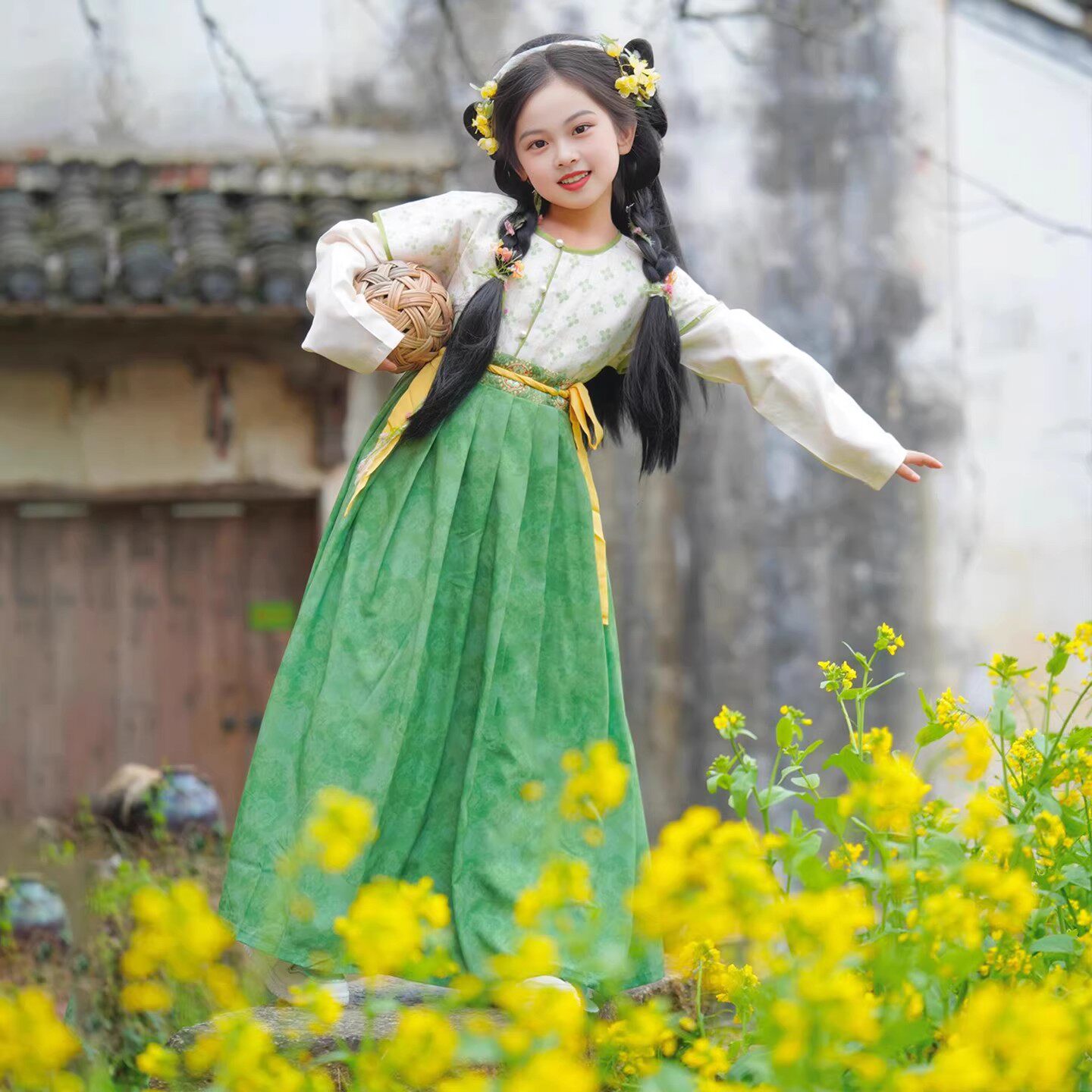 女童汉服春夏新款宋制超仙图片