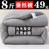 四季 通用单双人春秋学生宿舍棉被加厚蚕丝被冬被丝棉被芯保暖被子