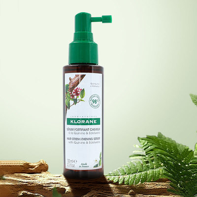 法国klorane康如金鸡纳防脱发精华喷雾强韧发根密发精华液100ML