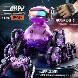 【代发】儿童智能机器狗充电遥控车漂移音乐男孩玩具亲子互动越野