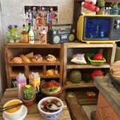 网红迷你厨房可真煮全套厨具创意过家家互动玩具食玩礼物真做真吃