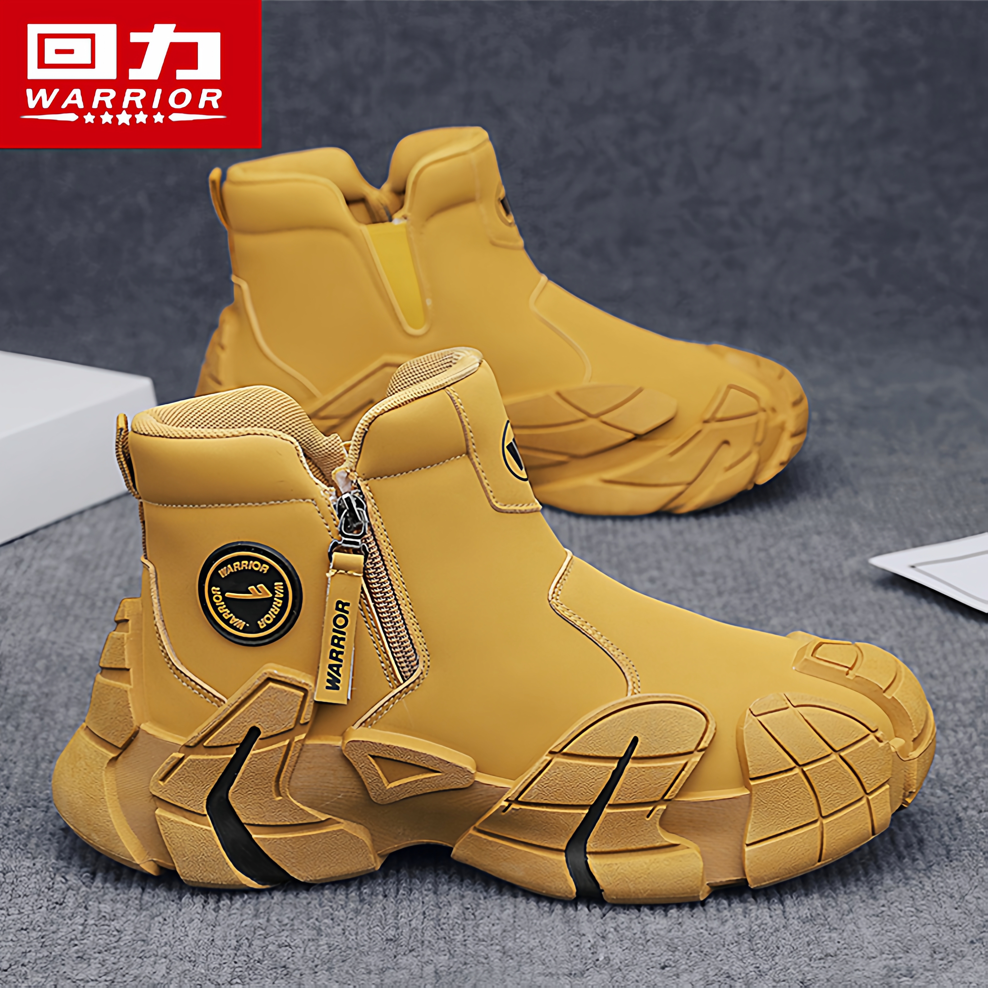 回力官方旗舰店男鞋高帮马丁靴子