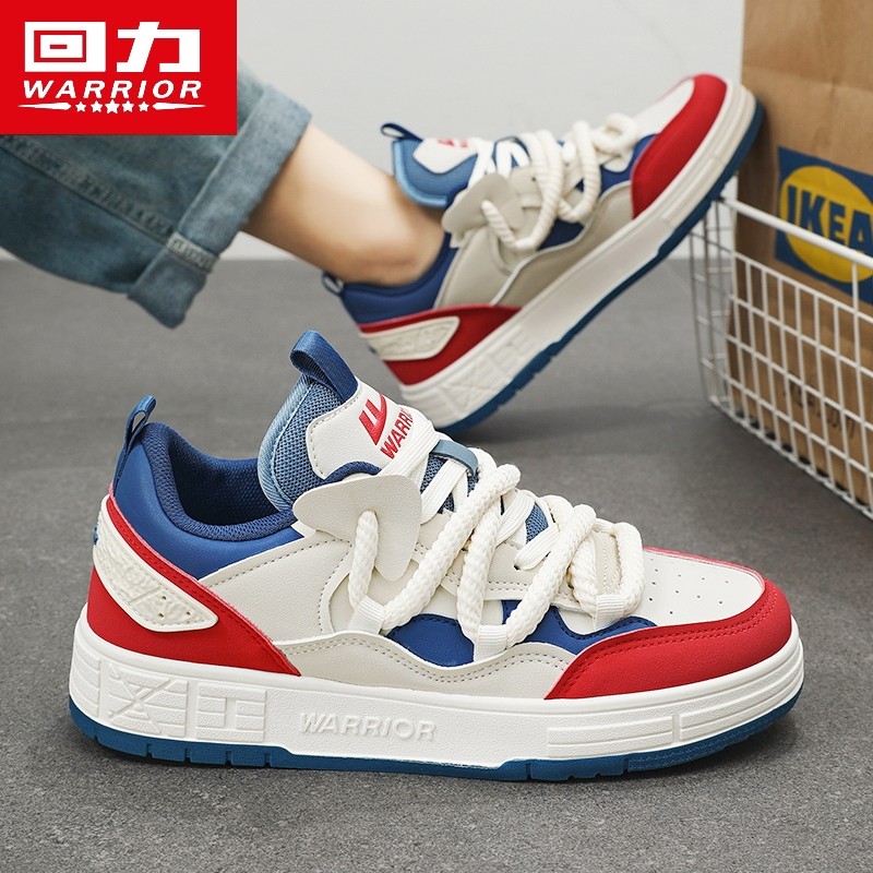 回力男鞋2025春季新款运动情侣板鞋小众设计感小白面包潮鞋大码45,流行男鞋,单鞋,淘宝优惠券,粉丝福利购,淘宝优惠卷