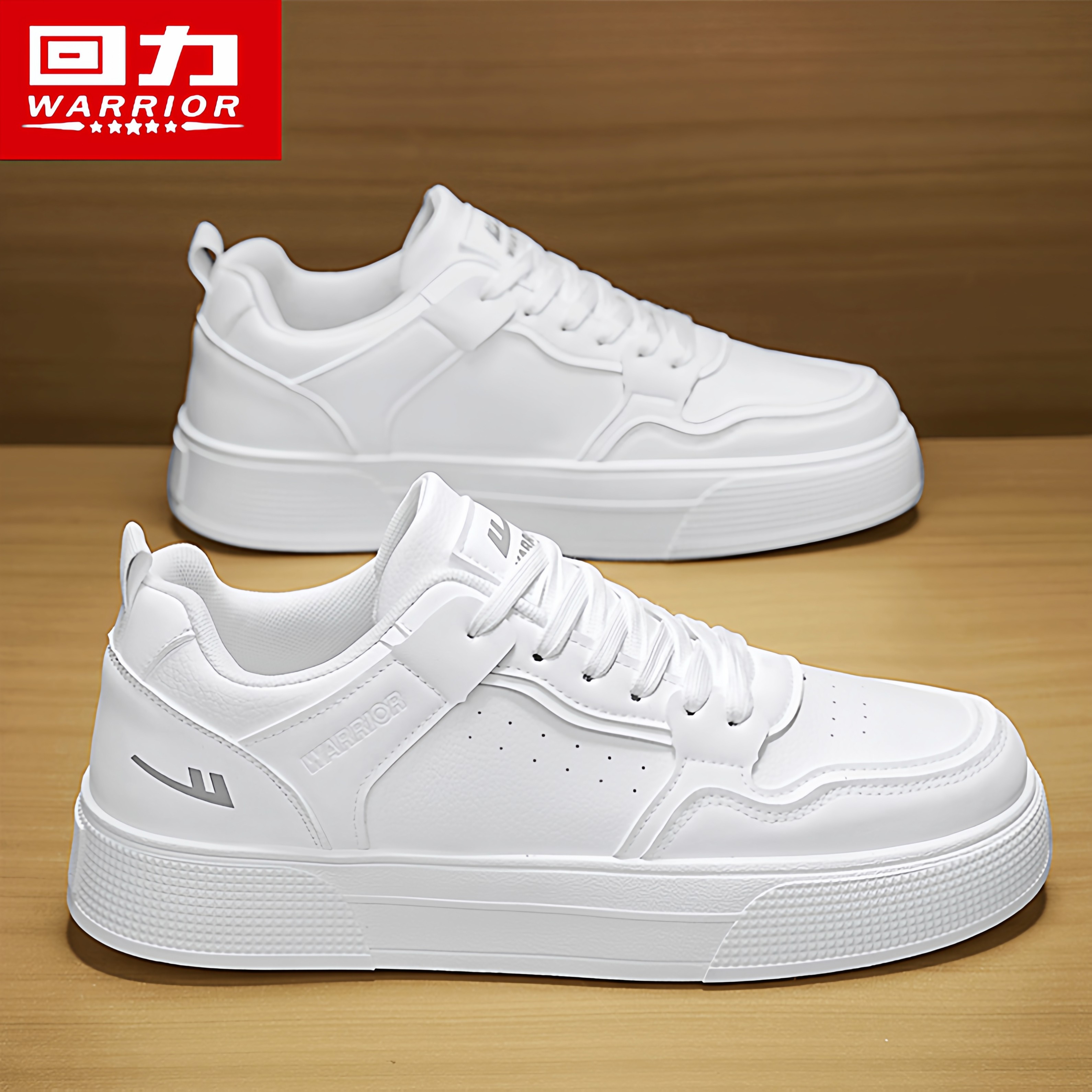 回力男鞋冬季百搭低帮白色板鞋男士休闲皮鞋运动厚底增高小白潮鞋,流行男鞋,休闲板鞋,淘宝优惠券,粉丝福利购,淘宝优惠卷