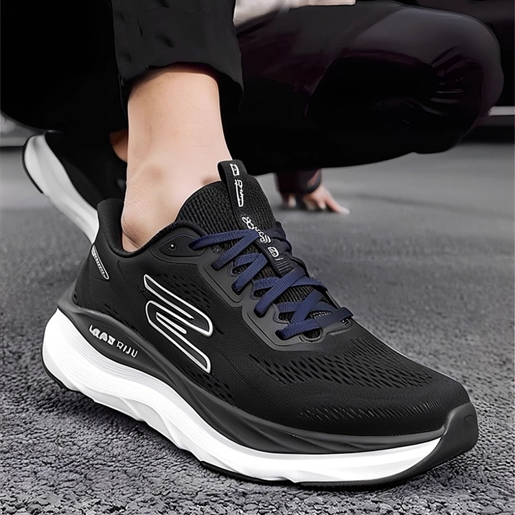 Skechers斯凯奇2025新款低帮男鞋运动休闲鞋舒适透气跑步鞋