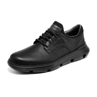 Skechers斯凯奇秋冬季新款男鞋商务皮鞋通勤减震轻便休闲鞋204702
