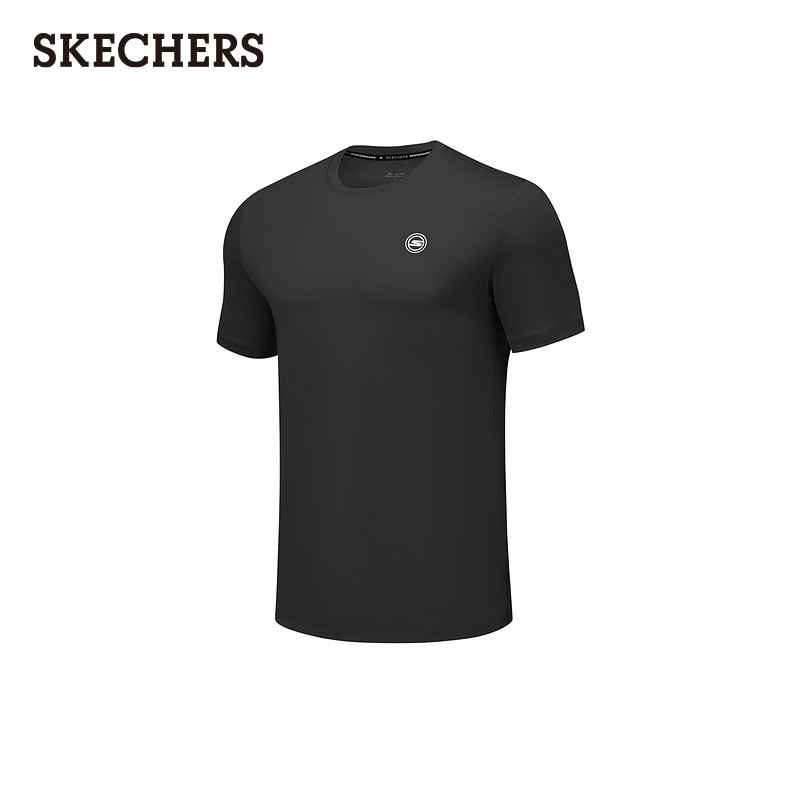 Skechers斯凯奇2026新款男夏季凉感运动短袖透气舒适针织T恤,运动服/休闲服装,跑步T恤,淘宝优惠券,粉丝福利购,淘宝优惠卷