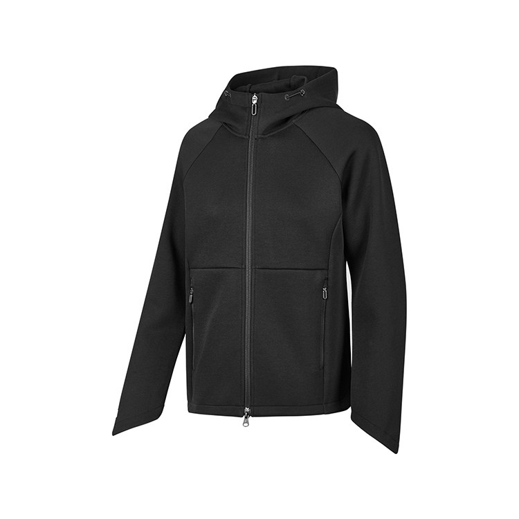 斯凯奇女子针织连帽外套2026年春季新款太空棉面料舒适