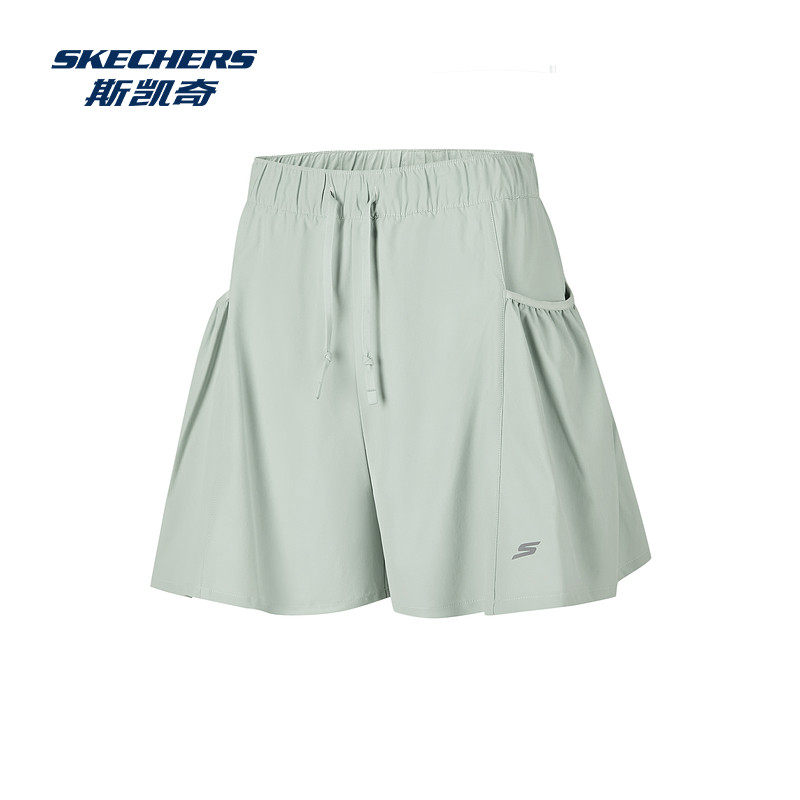 Skechers斯凯奇2025年春季新款女子宽松版梭织短裤,运动服/休闲服装,运动中长裤／短裤,淘宝优惠券,粉丝福利购,淘宝优惠卷