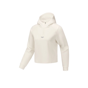 斯凯奇2026秋冬新款女款针织连帽套头卫衣机能风运动外套舒适上衣