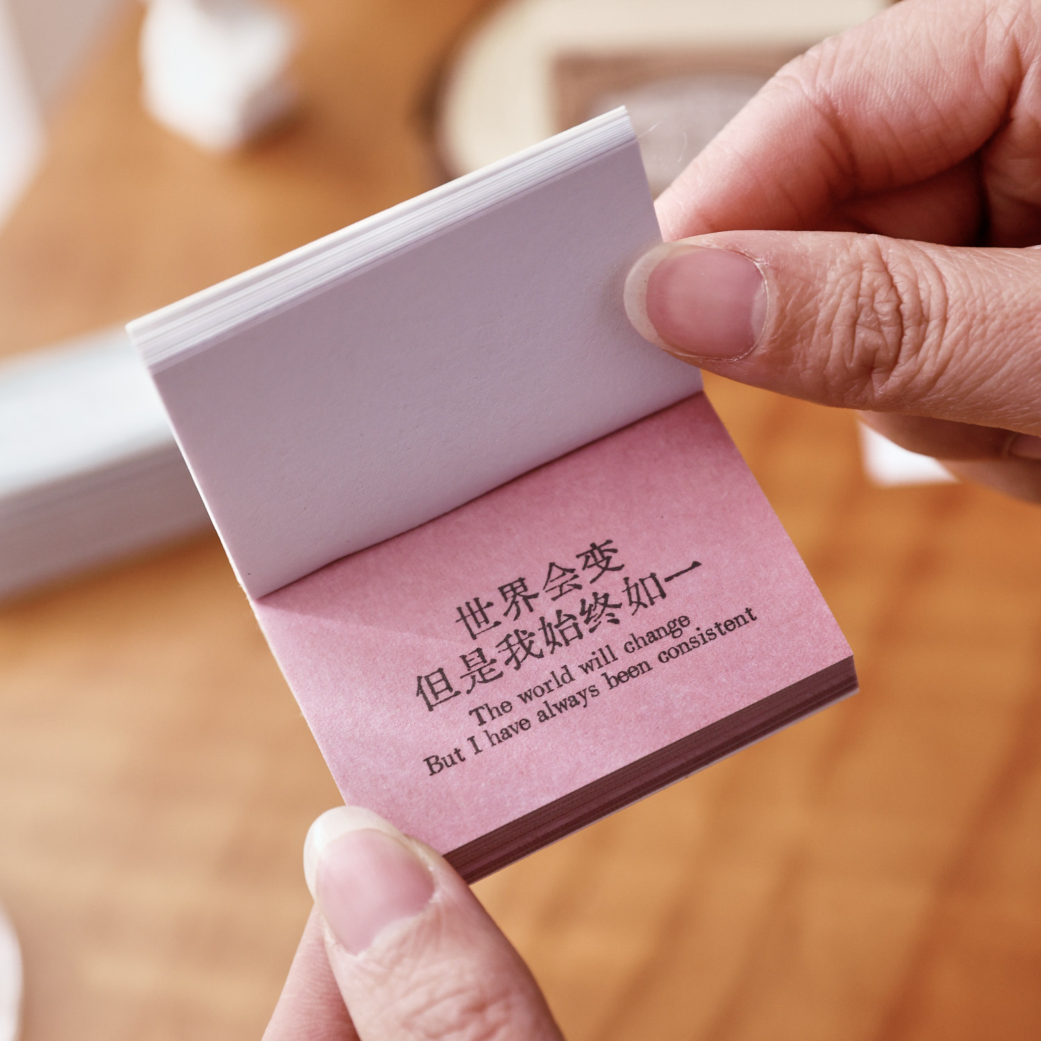 盐岛时光 文字诗歌贴纸小豆本 治愈系短句文案贴画手帐装饰素材贴
