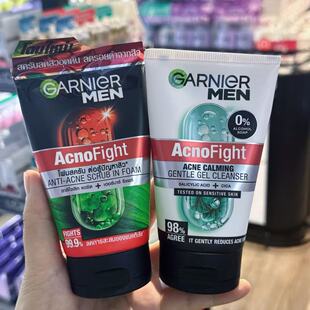 泰国garnier卡尼尔男士洗面奶清爽控油淡痘印清洁去黑头收缩毛孔