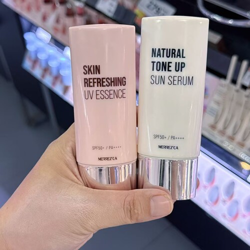 泰国Merrezca高效防晒隔离乳液提亮肤色清透舒适清爽不粘腻spf50