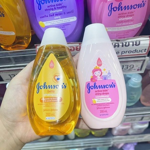 泰国强生婴儿活力亮泽儿童洗发水柔顺洁净亮泽宝宝洗发露无泪温和