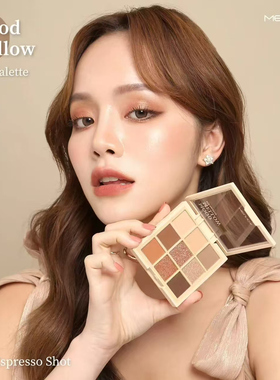 泰国Meilinda九色眼影盘粉质细腻自然显色持久哑光细闪your candy