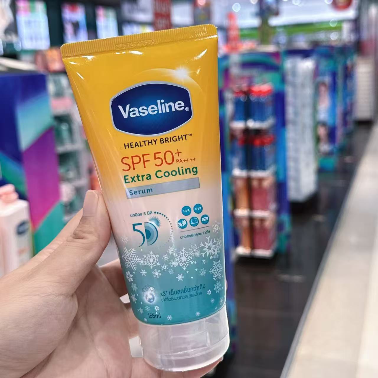 泰国原版vaseline凡士林焕白修复身体乳身体防晒高倍精华镁白神器