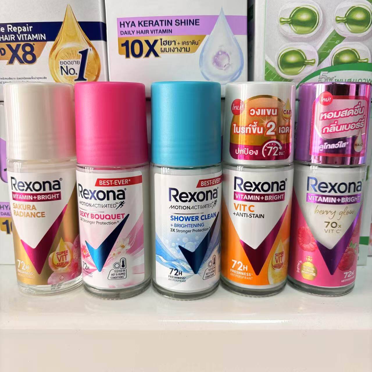 泰国正品Rexona舒耐蕊娜止汗膏爽身香体乳腋下香膏男女士通用