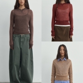 V领百搭纯色羊毛针织衫 Scarlett 2025新款 DoOr 3色微透薄毛衣