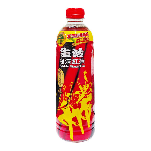 台湾原装生活泡沫红茶590ml