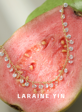 【买3免1】泡泡钻流苏S925纯银项链女 轻奢小众精致独特绝美饰品