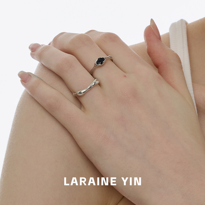 s925纯银戒指可调节开口戒