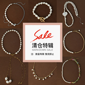 会有瑕疵清仓孤品多巴胺串珠项链 特价 买3免1 淡水珍珠项链