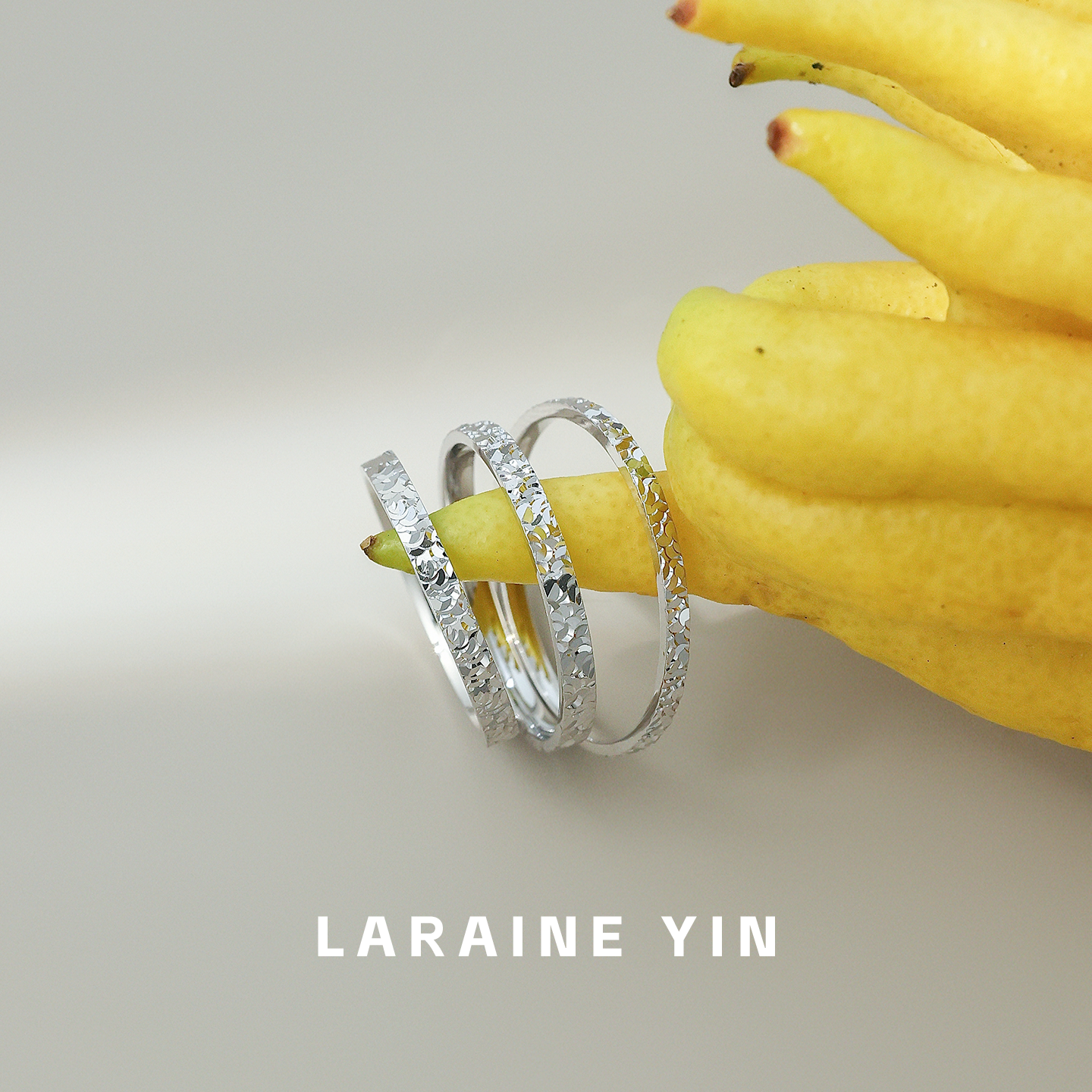 S925纯银碎冰冰情侣对戒