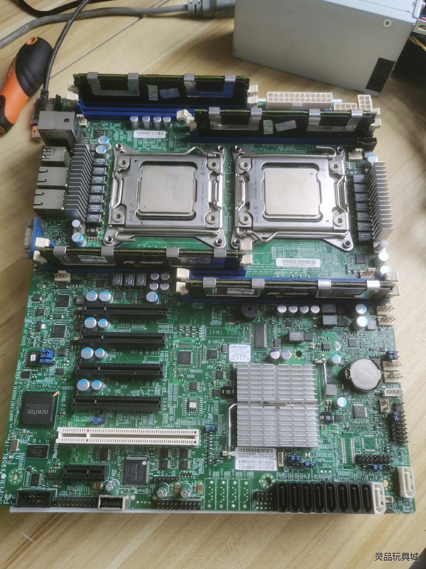 超微 SUPER X9DRL-if双路X79主板带挡板议价商品