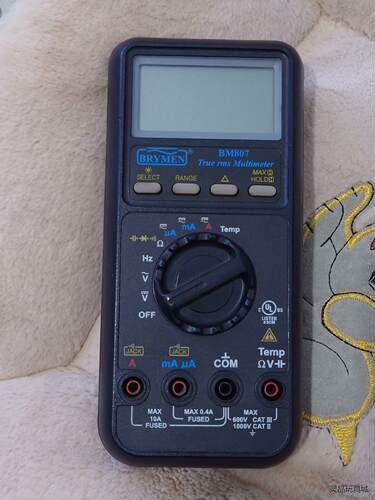 BM-807台湾BRYMEN，手持真有效值万用表 ，测试见后议价商品