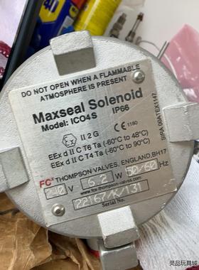 英格兰 汤普森阀 型号 ICO4S Maxseal  全新原议价商品