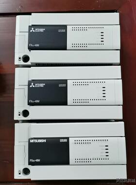 三菱FX3U-48MT原装正品二手拆机成色如图，功能IO点已议价商品