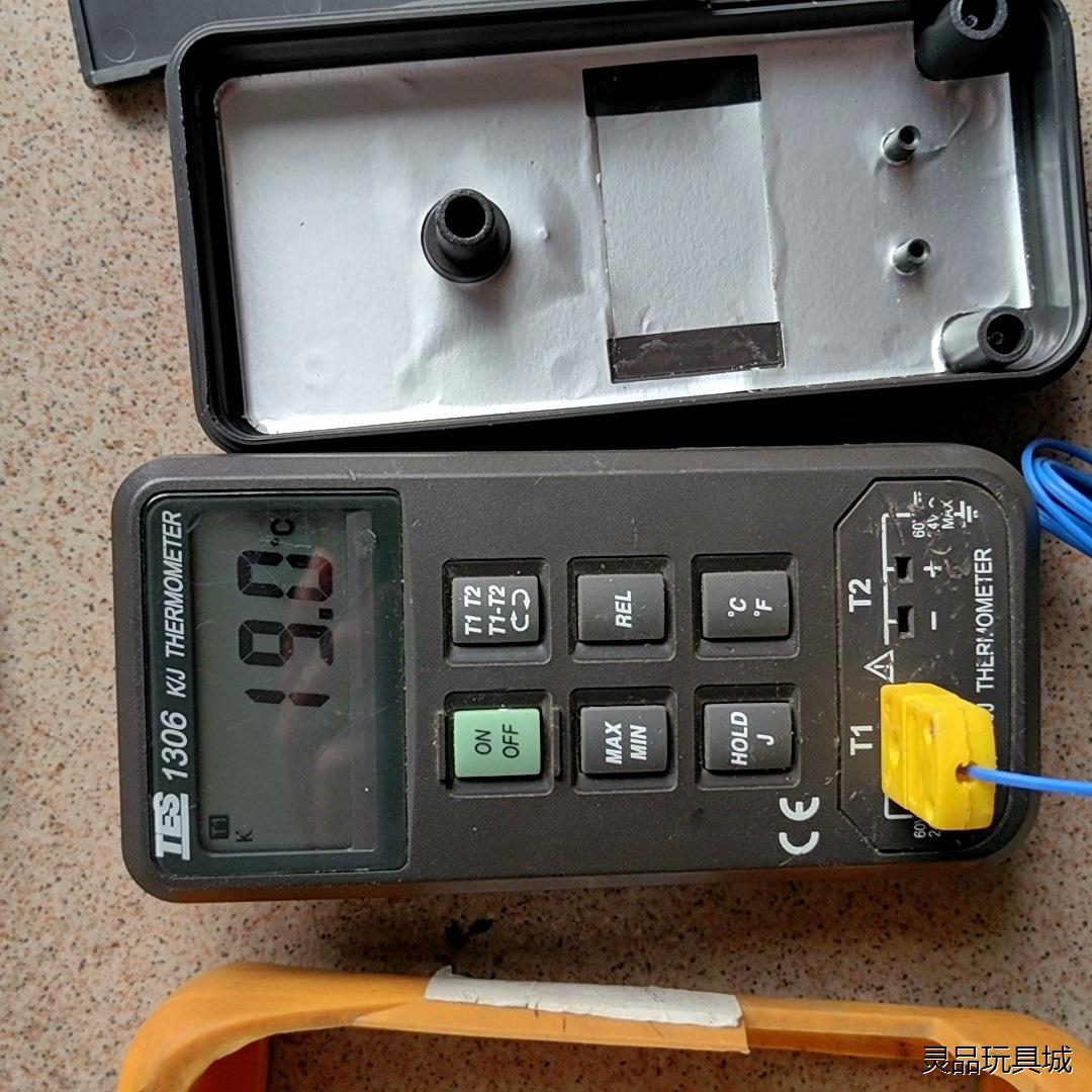 TES泰仕数字式测温仪，TES 1306功能包好，电池没电自议价商品