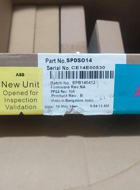 ABB  全新 拆封 SPDSO14议价商品